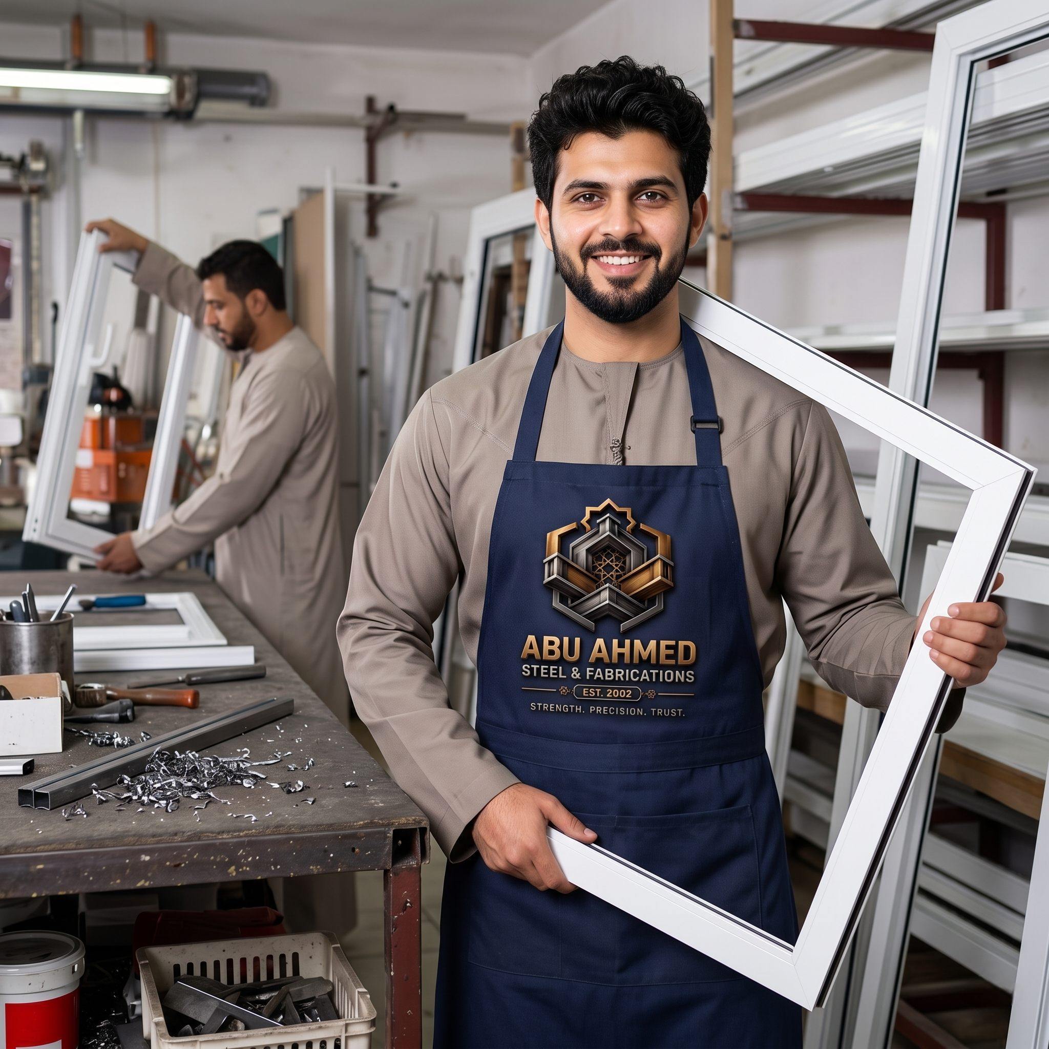 Aluminum window and door fabrication workshop near me in UAE